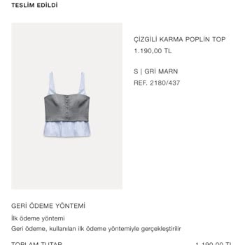 Zara'da İade Sürecinde Yaşanan Gecikme Ve İletişim Sorunları
