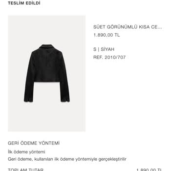 Zara'da İade Sürecinde Yaşanan Gecikme Ve İletişim Sorunları