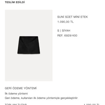 Zara'da İade Sürecinde Yaşanan Gecikme Ve İletişim Sorunları
