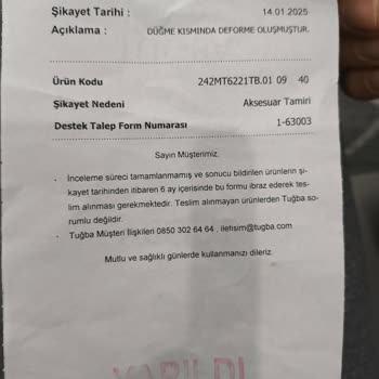 Hasarlı Ürün Ve İade Sürecinde Yaşanan Mağduriyet