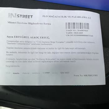 Garanti Süresinde Açılan Ayakkabı İçin Çözüm Bekliyorum