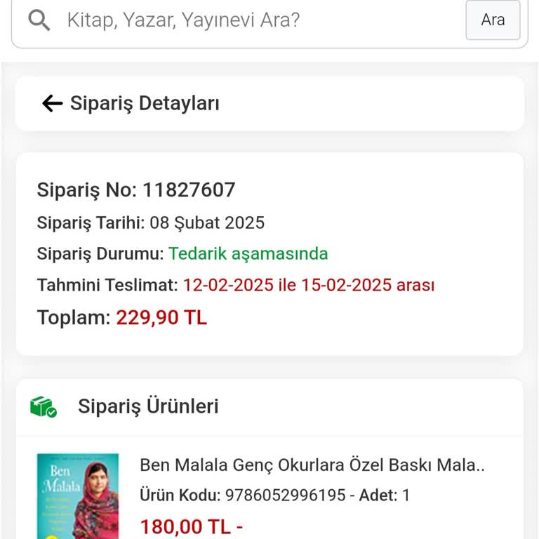 Kitapsec'te Tedarik Sorunu Ve Müşteri Hizmetleri İlgisizliği