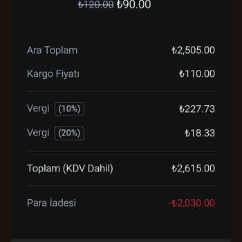 Eksik İade Problemi