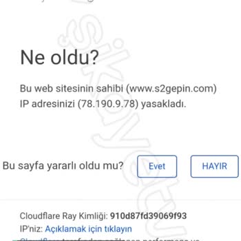 S2gepinBeni Engellemiş!
