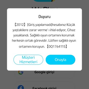 Haksız Cihaz Banı: Hesabımın Yeniden Açılmasını İstiyorum