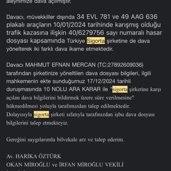 Sigorta Şirketinin İhmali Yüzünden Hukuki Sorunlar