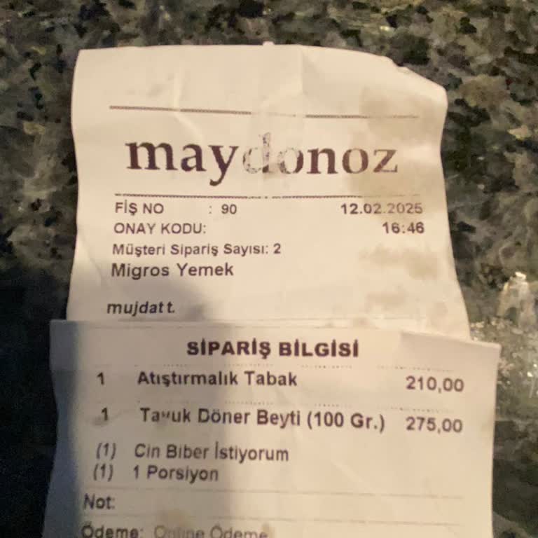 Hijyen Sorunu Ve İade Talebi Reddedilen Tavuk Beyti