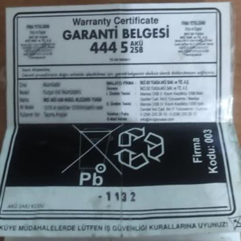 İnci Akü Yeni Aldığım Akü Sürekli Boşalıyor