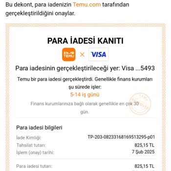 Para İadesi Sorunu: Temu Ve Banka Arasında Kayıp Para