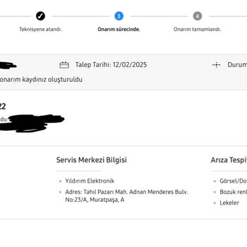 Samsung Servisinde Çözülmeyen Kamera Sorunu