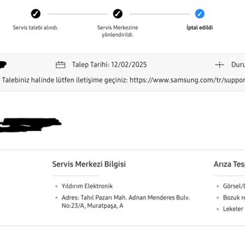 Samsung Servisinde Çözülmeyen Kamera Sorunu