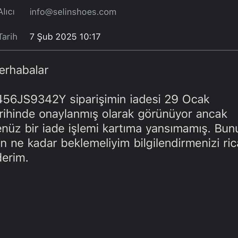 İade Sürecinde Gecikme Ve İletişim Eksikliği