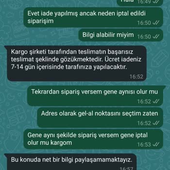Teslimat Sorunları Ve Güvenilirlik Endişesi