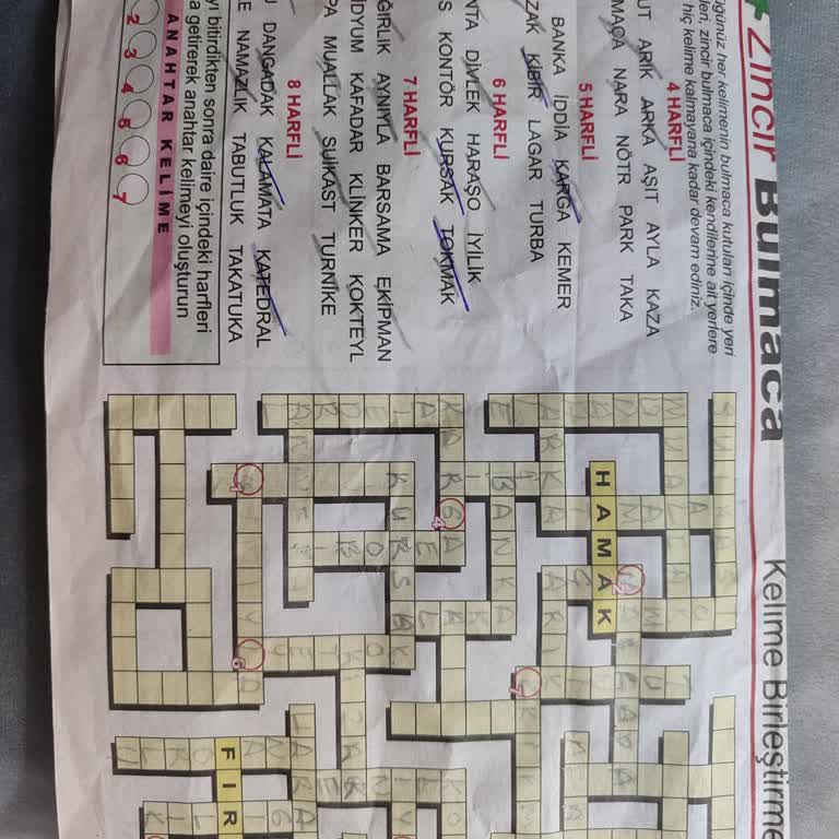 Bulmaca Baskı Hatası