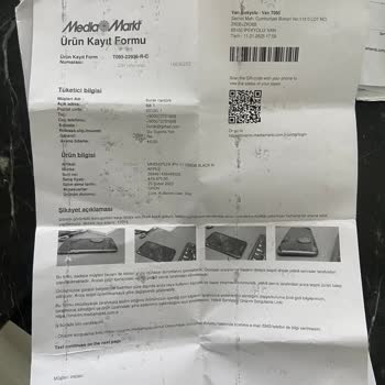 Media Markt Kasko Hizmeti Ve Tamir Sürecinde Yaşanan Mağduriyet