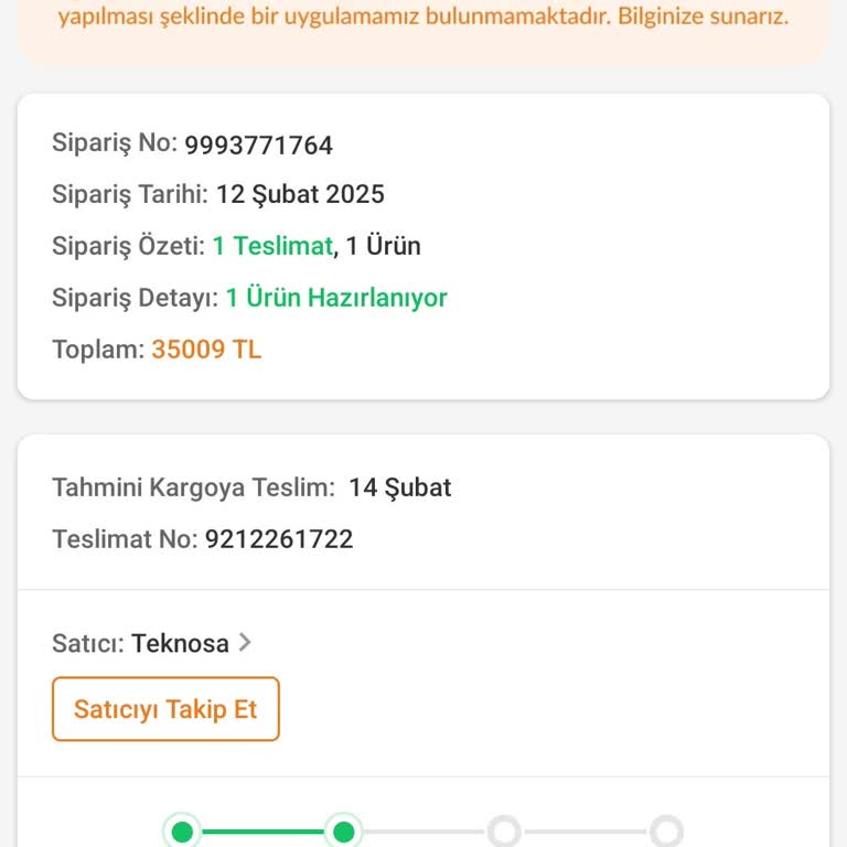 Trendyol Ve Teknosa Arasında İptal Sorunu