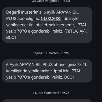 Yanlış Yenilenen Üyelik Ve İptal Sorunu