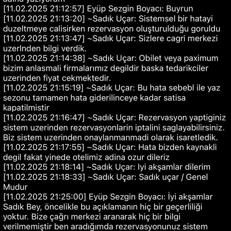 Rezervasyon Krizi: Obilet Ve Otel Arasında Mağduriyet
