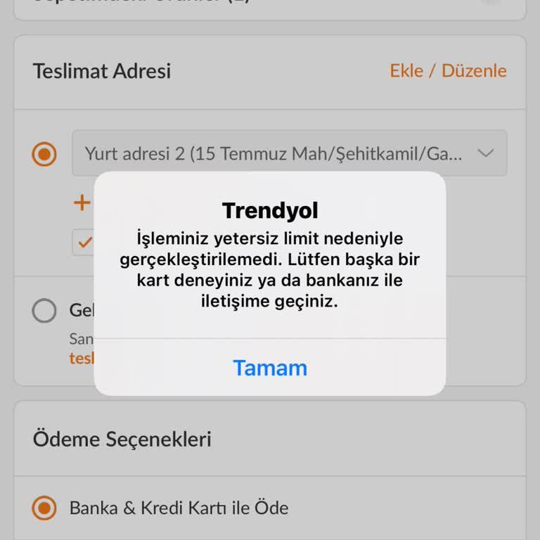 Harçlık Avans Özelliği Çalışmıyor