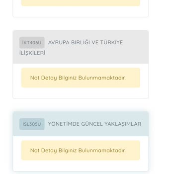 E-Kampüs Ders Kayıt Sorunu