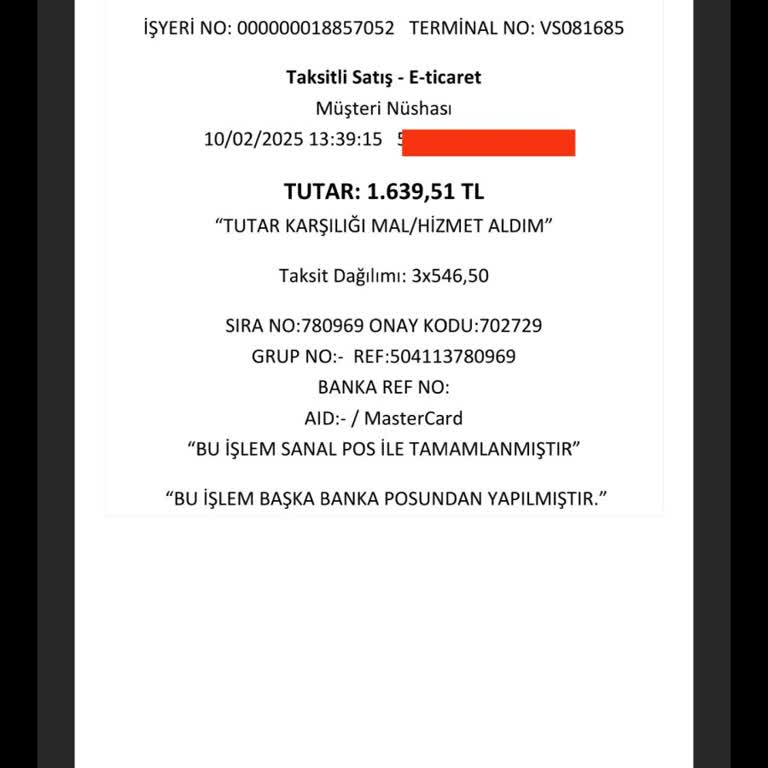 Yanlış Ödeme Yöntemiyle Mağduriyet