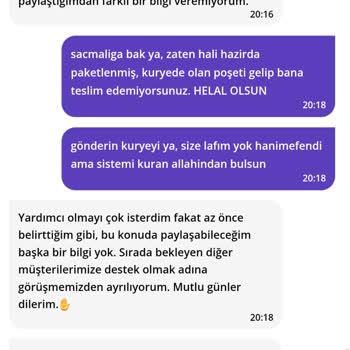 Yanlış Sipariş, Müşteri Hizmetleri Çözüm Sunmuyor
