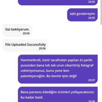 Yanlış Sipariş, Müşteri Hizmetleri Çözüm Sunmuyor