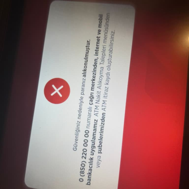 VakıfBank ATM'sinde Para Yatırma Sorunu Ve Olumsuz Dönüş