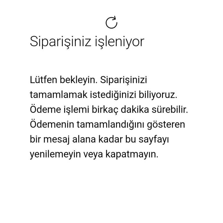 Philips Sipariş Oluşturma Sorunu!