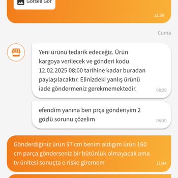 Yanlış Ürün Gönderimi Ve İletişim Eksikliği