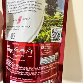 Nescafe Classic Ürünü Ağır Koku Problemi