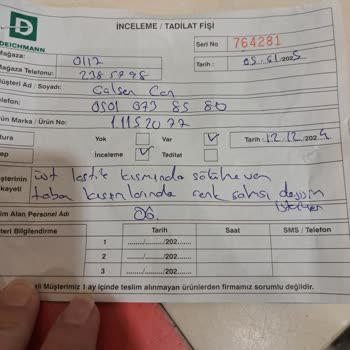 Yeni Aldığım Çizmenin Lastik Kısmı Yırtıldı