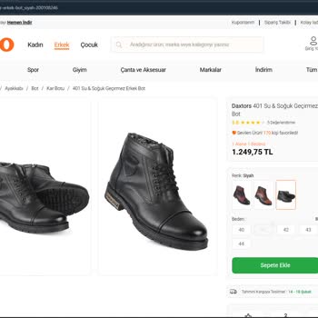 Daxtors Bot: Su Geçirmez İddiasına Rağmen İlk Giyimde Hayal Kırıklığı