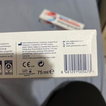 Parodontax Diş Macunu Orijinallik Şüphesi