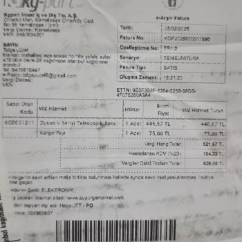 Yanlış Ürün Teslimatı Ve Haksız Kargo Ücreti Kesintisi