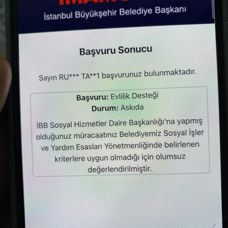 Evlilik Desteği Başvurum Neden İncelemeden Reddedildi