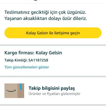 Amazon Aynı Gün Teslimat Hayal Kırıklığı
