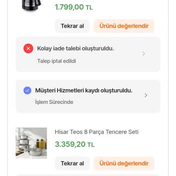Hepsiburada'da İade Sürecinde Sorunlar