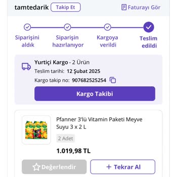 Eksik Teslimat Ve İletişim Sorunu