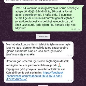 Vivense'den Ürün Teslimatı Ve Ücret İadesi Sorunu