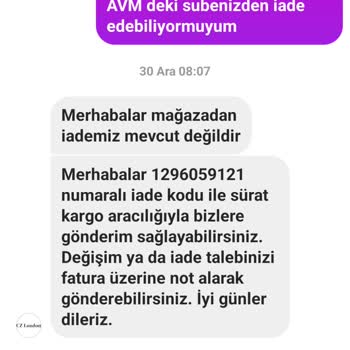 İade Sürecinde Yaşanan Sorunlar Ve İletişim Eksikliği