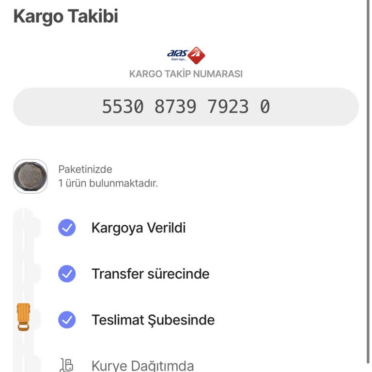 Aras Kargo Şikayeti