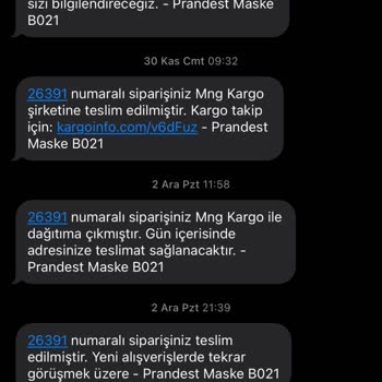 Ocak Ayı Siparişim Kayboldu İletişim Kurulamıyor