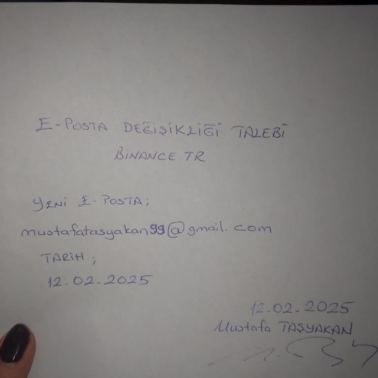 Binance TR'de E-Posta Değişikliği Talebime Yanıt Alamadım