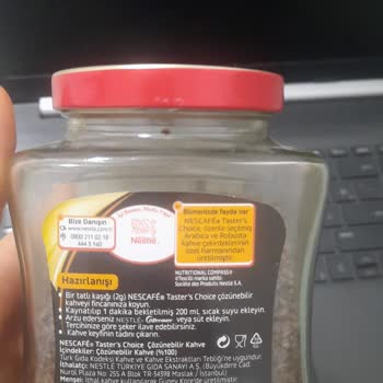 Küflenmiş Nescafe Taster's Choice Kahve Sorunu