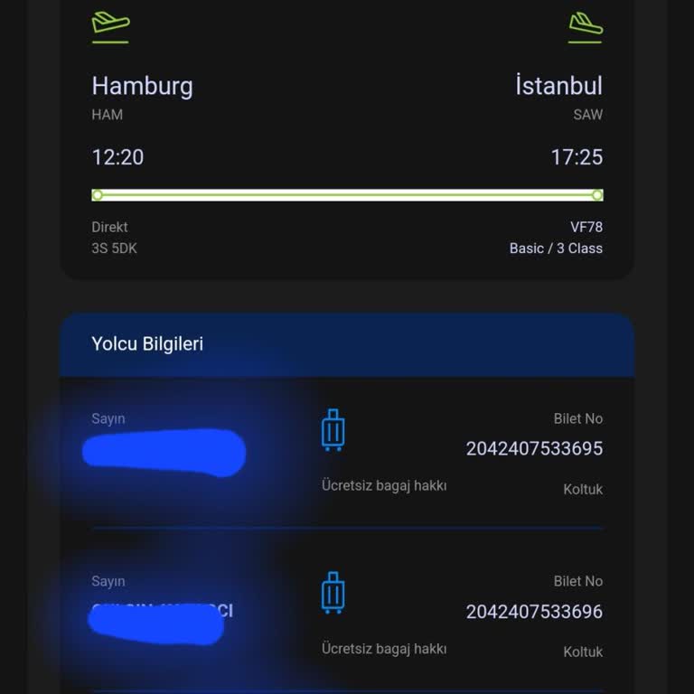Ücretsiz Bagaj Hakkımın İhlali Ve İlgisizlik
