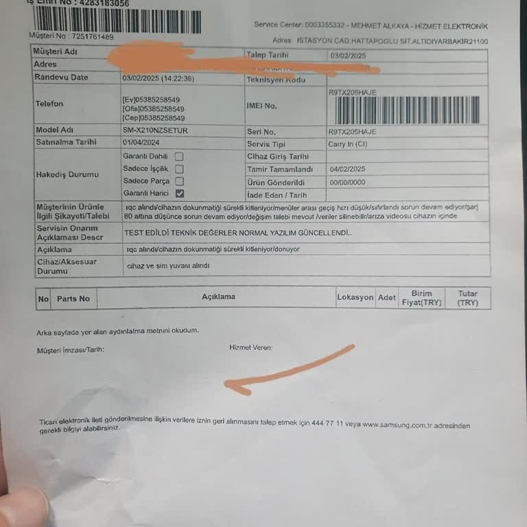 Samsung Tabletimde Sürekli Donma Ve Şarj Sorunları
