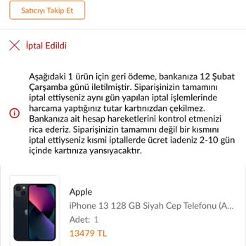 Trendyol'dan İptal Edilen İphone Siparişi Şoku