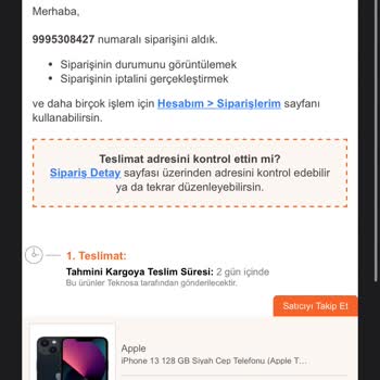 İptal Edilen Sipariş Ve Mağduriyet