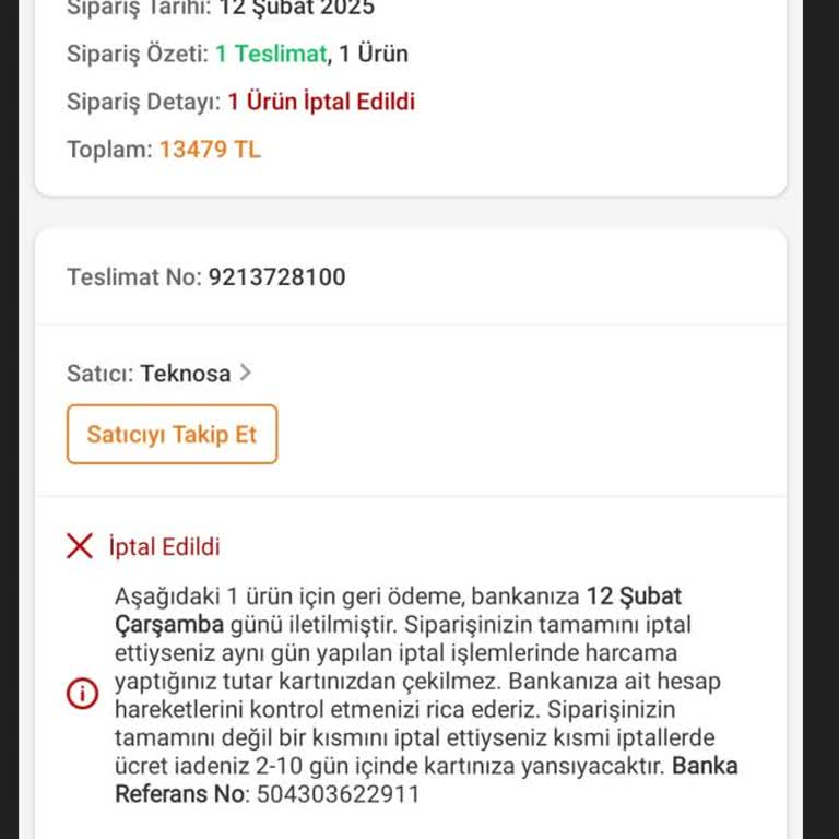 İptal Edilen Fırsat Ürünü: Tüketici Mağduriyeti